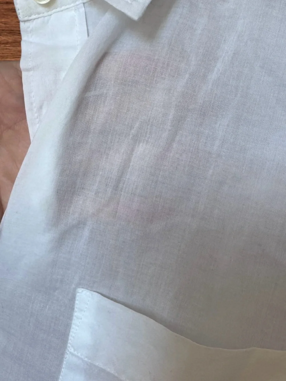 NWT! J.Crew White Button-up cotton voile shirt Size Large